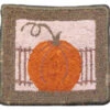 Pumpkin With Fence Rug Hooking Kit -Textile Supply Store BTW KIT 28 61289.1554673581