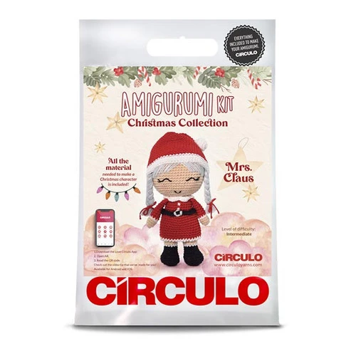 Circulo Amigurumi Kit - Mrs. Claus 2023 3 Circulo Amigurumi Kit - Mrs. Claus 2023