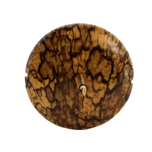 KCL Regular Modular Spindle - Spalted Alder / Teak 3 KCL Regular Modular Spindle - Spalted Alder / Teak
