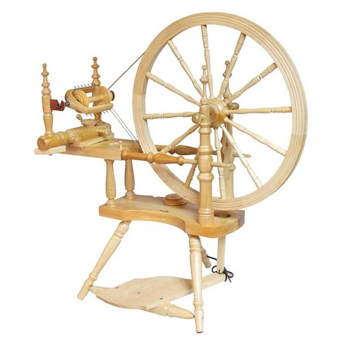 Kromski Polonaise Spinning Wheel - Clear Finish 3 Kromski Polonaise Spinning Wheel - Clear Finish