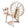 Kromski Symphony Spinning Wheel - Clear Finish -Textile Supply Store KRO 624 14835.1666126523