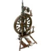 Kromski Minstrel Spinning Wheel - Walnut Finish -Textile Supply Store Kromski Minstrel Spinning Wheel Walnut 4 29948.1557240879