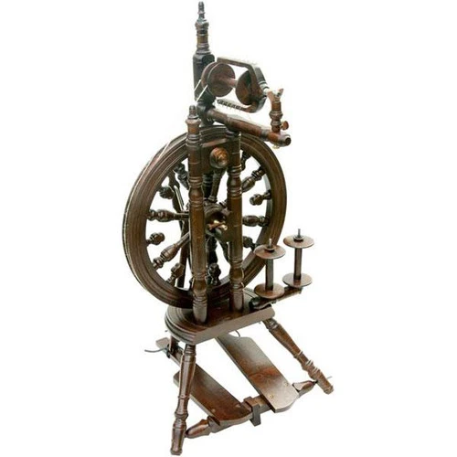 Kromski Minstrel Spinning Wheel - Walnut Finish 3 Kromski Minstrel Spinning Wheel - Walnut Finish