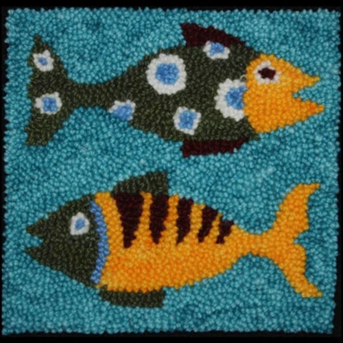 Rug Punch Kit - Colorado Trout 3 Rug Punch Kit - Colorado Trout