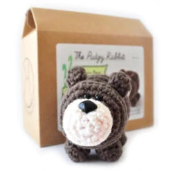 The Pudgy Rabbit Crochet Kit - Mini Bear -Textile Supply Store TPR SQ1274505 62076.1679148134