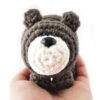 The Pudgy Rabbit Crochet Kit - Mini Bear -Textile Supply Store TPR SQ1274505b 40776.1679148131