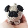 The Pudgy Rabbit Crochet Kit - Pug -Textile Supply Store TPR SQ2110285b 25960.1679148629