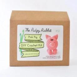 The Pudgy Rabbit Crochet Kit - Pig -Textile Supply Store TPR SQ4831365d 29844.1698069853