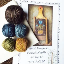 Punch Needle Kit - Potted Flowers -Textile Supply Store TPT PN 230b 90792.1591041174