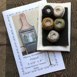 Punch Needle Kit - Merry Snowman 5 Punch Needle Kit - Merry Snowman -Textile Supply Store TPT PN265b 72888.1572550139