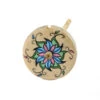 Galina Hand Painted Drop Spindle - Pink Blue Green Flower -Textile Supply Store VEL POS S03 70117.1568815193